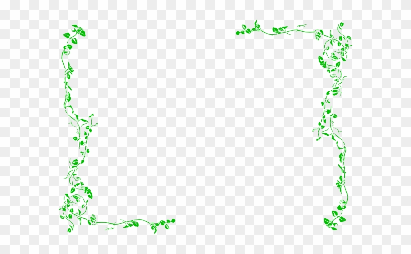 Vine Border Green Clip Art At Clker Com Vector Clip - Clip Art Borders Green #1176946
