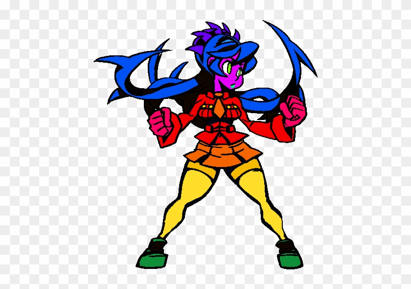 Test Palette - Skullgirls Filia Sprite Gif #1176996
