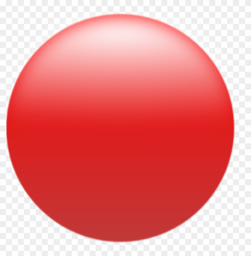The Circle The Circle Is A Shape - Red Circle Button #1177139