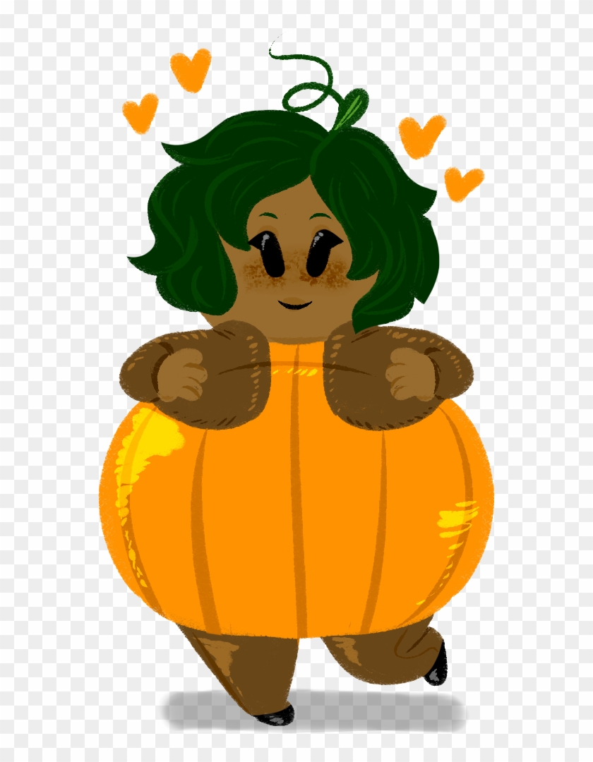 Pumpkin Gal By Blooberrybuffet - Cartoon #1177273