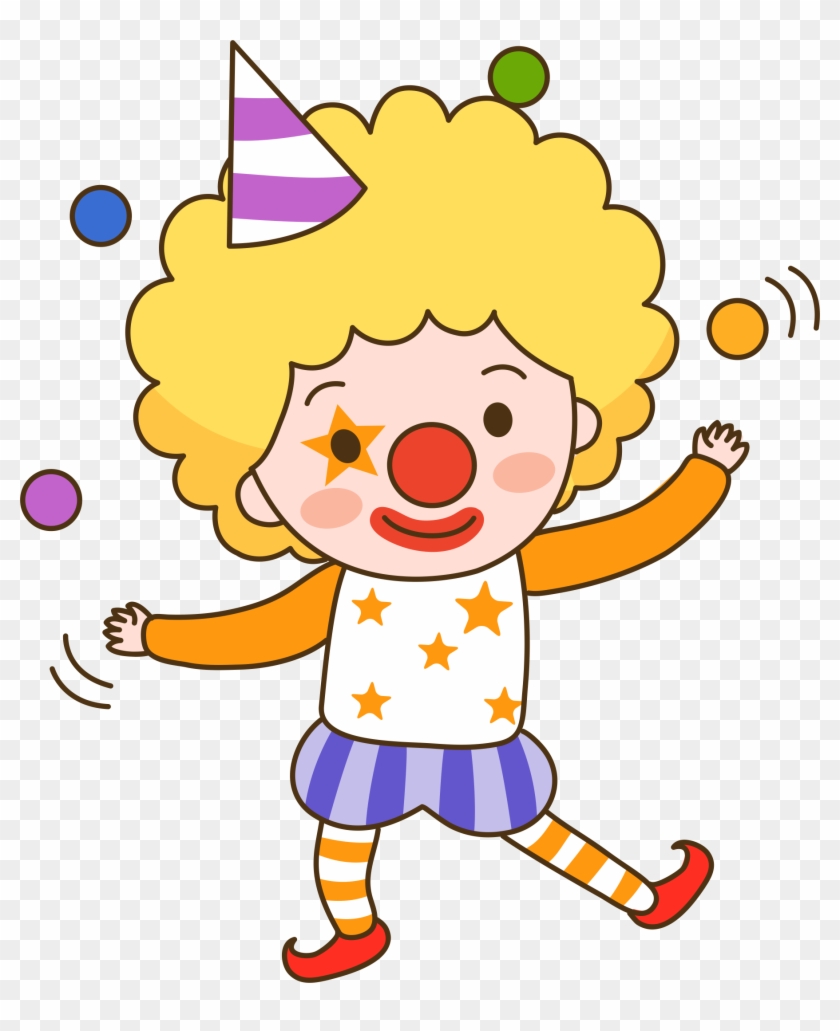 Performance Clown Cartoon Humour Illustration - 小丑 卡通 #1177287