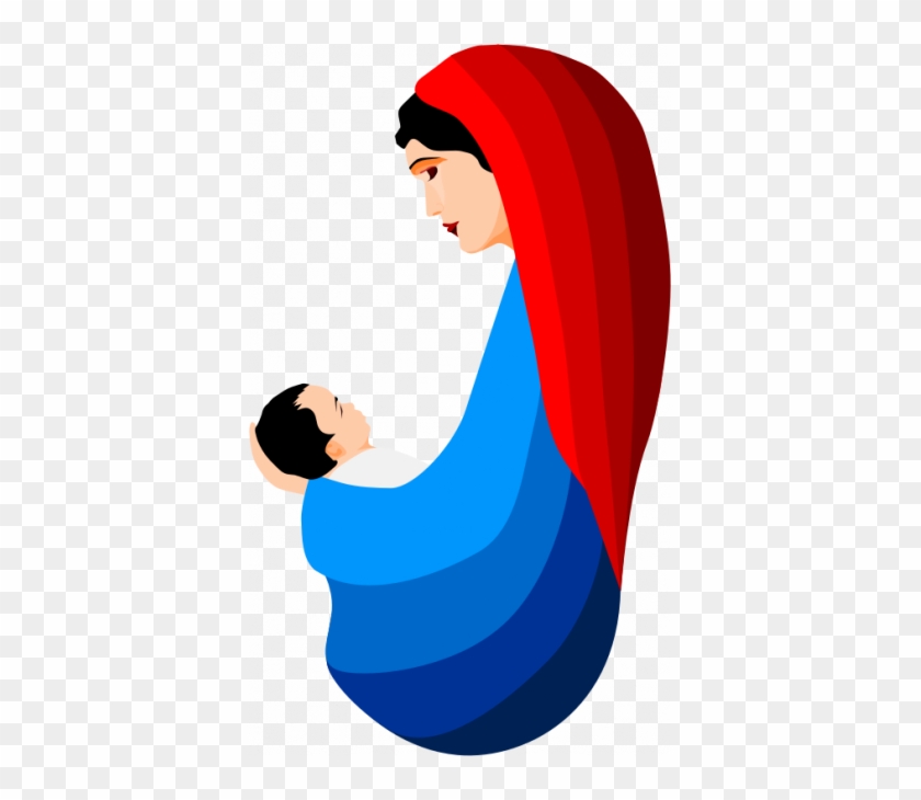 Mary And Jesus Clipart - Mary And Jesus Clipart #1177407