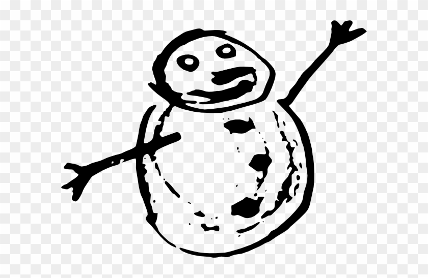 Happy Snowman Doodle Clip Art At Clker - Happy Snowman Doodle Clip Art At Clker #1177594