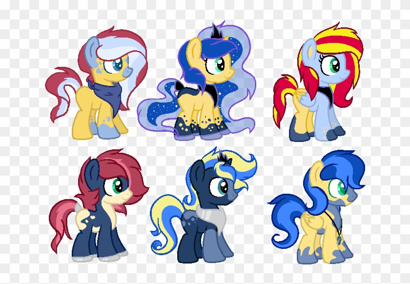 Sunset Shimmer X Princess Luna [closed] By Pikadopts - Cartoon #1177671
