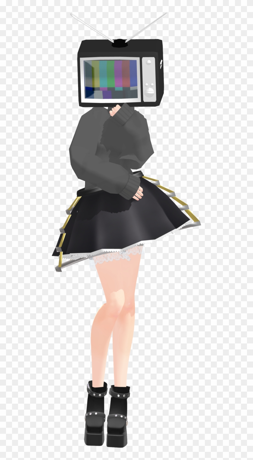 [mmd] Tv Girl By Torinomih On Deviantart - Mmd Tv Head Dl #1178064