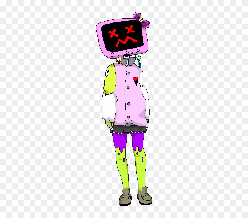 Transparent Tv Head - Illustration #1178066