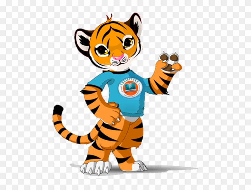 Cmit Full Logo - Cute Cartoon Tiger Cub #1178368
