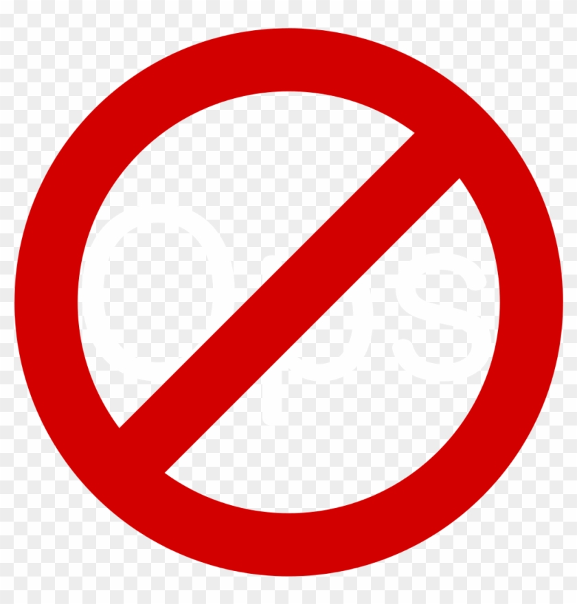 No Symbol Circle Library - No Turn Right Sign #1179329