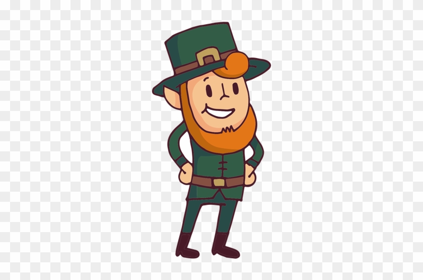 Leprechaun Hands On Chest Cartoon Transparent Png - Cartoon #1179431