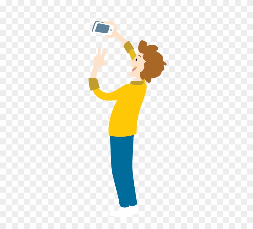 People Take Photo Cartoon #1179503