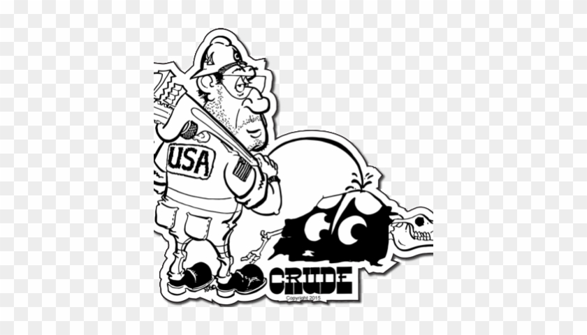 Crude Pissed Off Sticker 3-pack - Oilfield Sticker #1179532