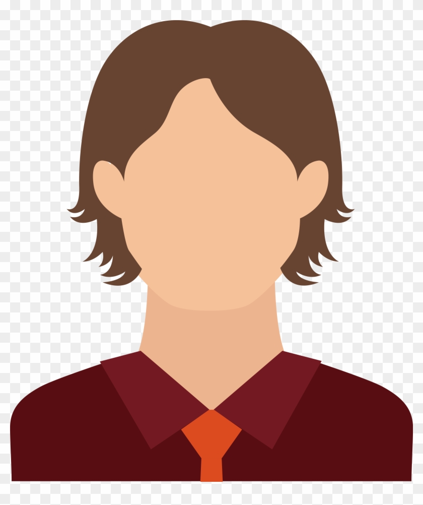Cartoon Boy Avatar No Expression - Cartoon #1179556