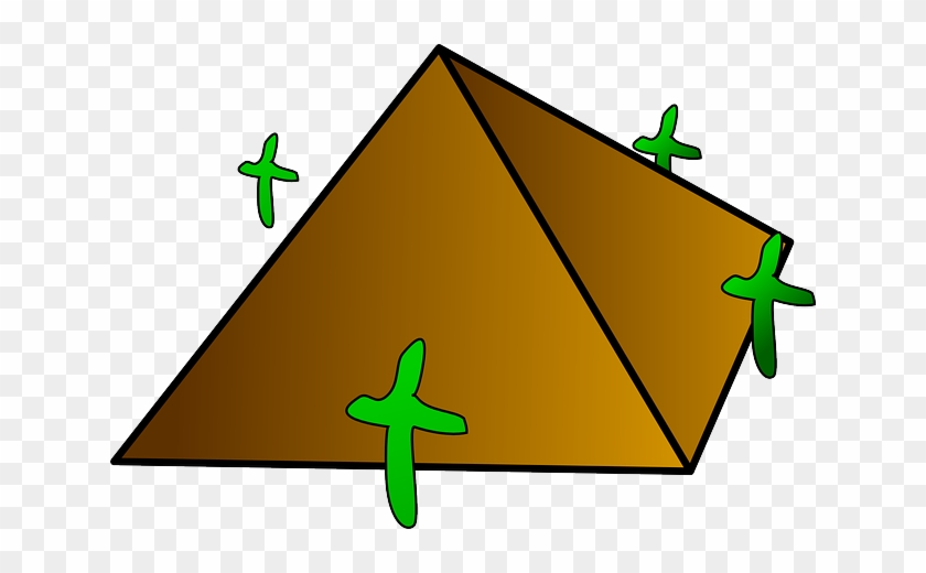 Ancient Building, Cartoon, Historic, Egypt, Pyramid, - Pyramid Clip Art #1180062