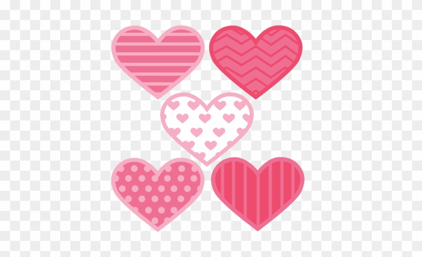 Assorted Hearts Svg Cut Files Flower Scal Files Free - Heart #1180083