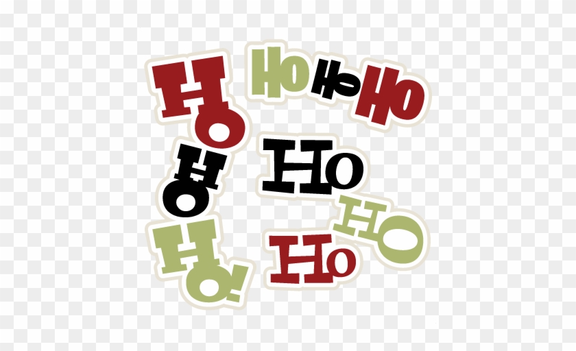 Christmas Ho Ho Ho Clip Art Images Gallery - Typeface #1180727