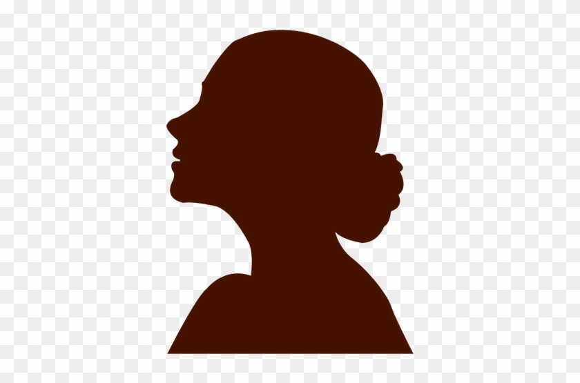 Woman Profile Silhouette Flamenco - Silueta De Una Mujer De Perfil #1180953