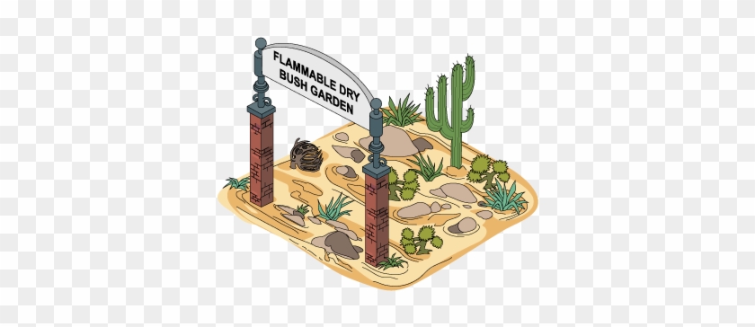Decoration Flamabledrybushgarden Thumbnail V6@4x - Scale Model #1181719