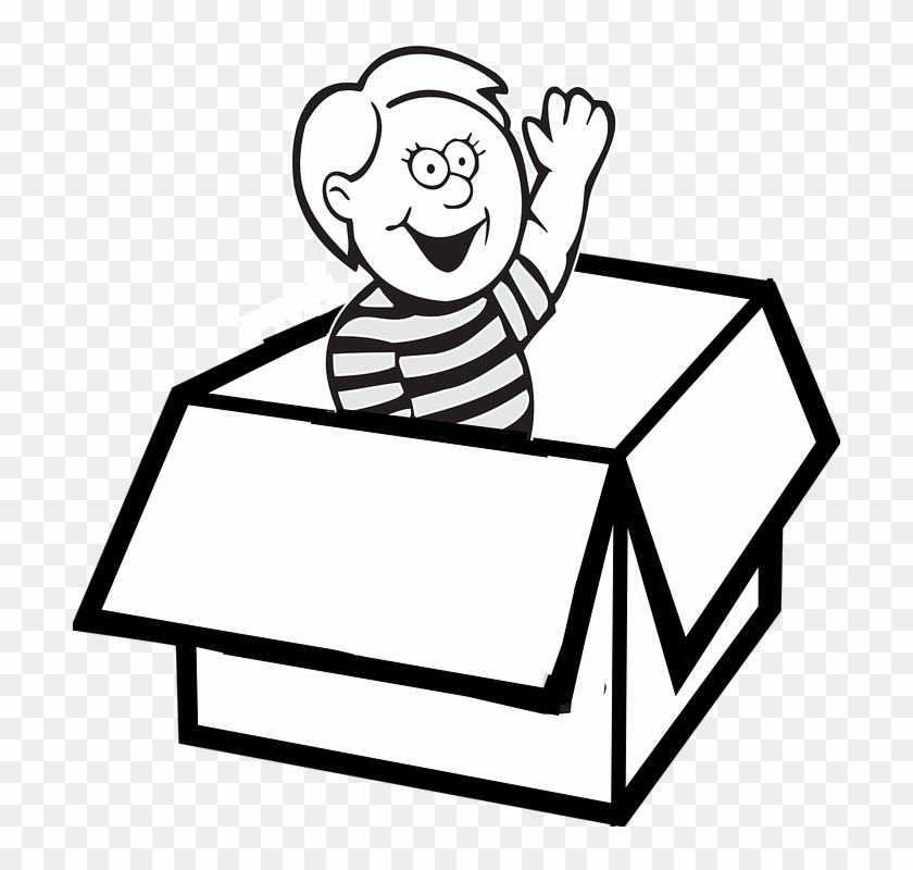 Ball In The Box Clipart Black And White - Funny Tales In Easy Spanish Volume 6: Nuevas Aventuras #1182388