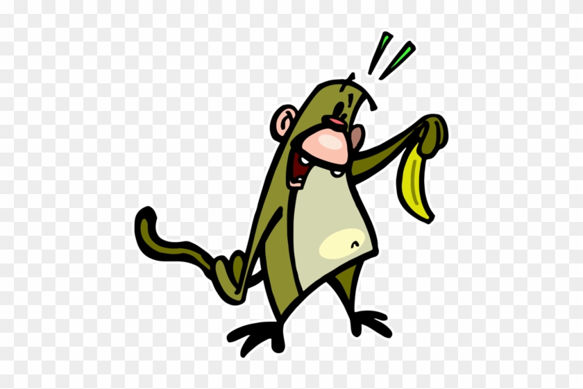The 38 Items - Monkey With Banana.png Cube Ottoman #1182528