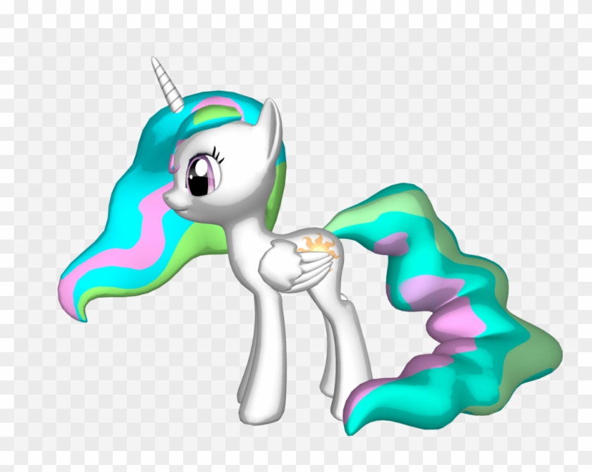 Princess Celestia Sfm Model By Jokester987 - Cartoon #1182553