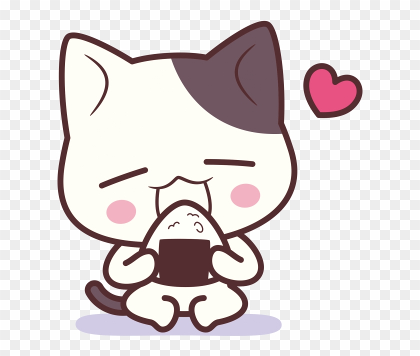 Whiskers Cat Food 猫舌 - ねこ おにぎり の イラスト #1183040