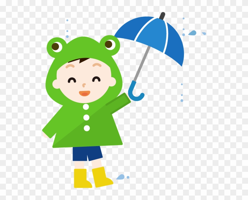Frog Rain Cartoon Clip Art - Cartoon #1183145