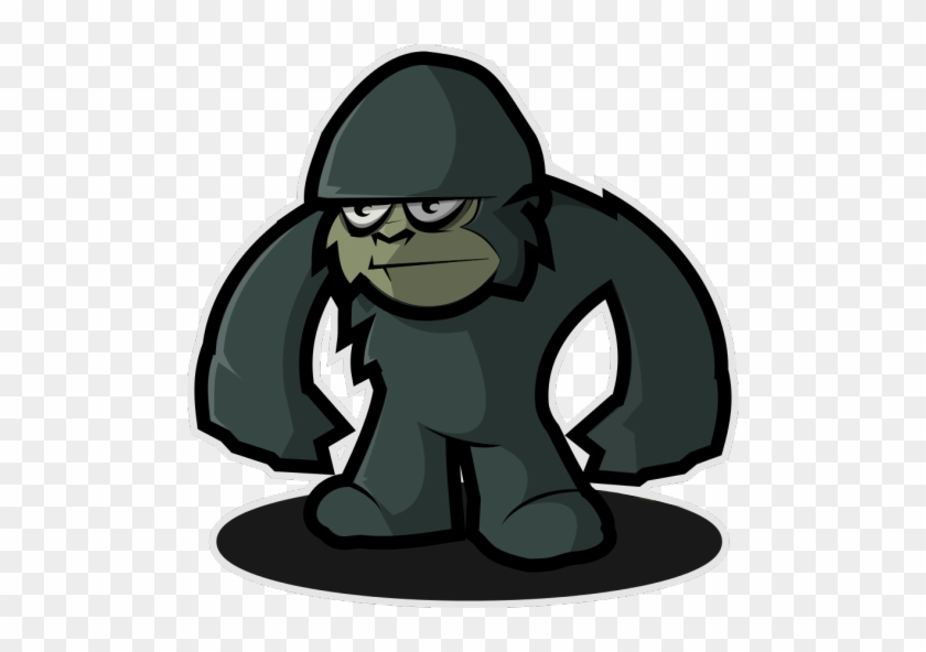 Cartoon Clipart Gorilla - Clip Art #1183274