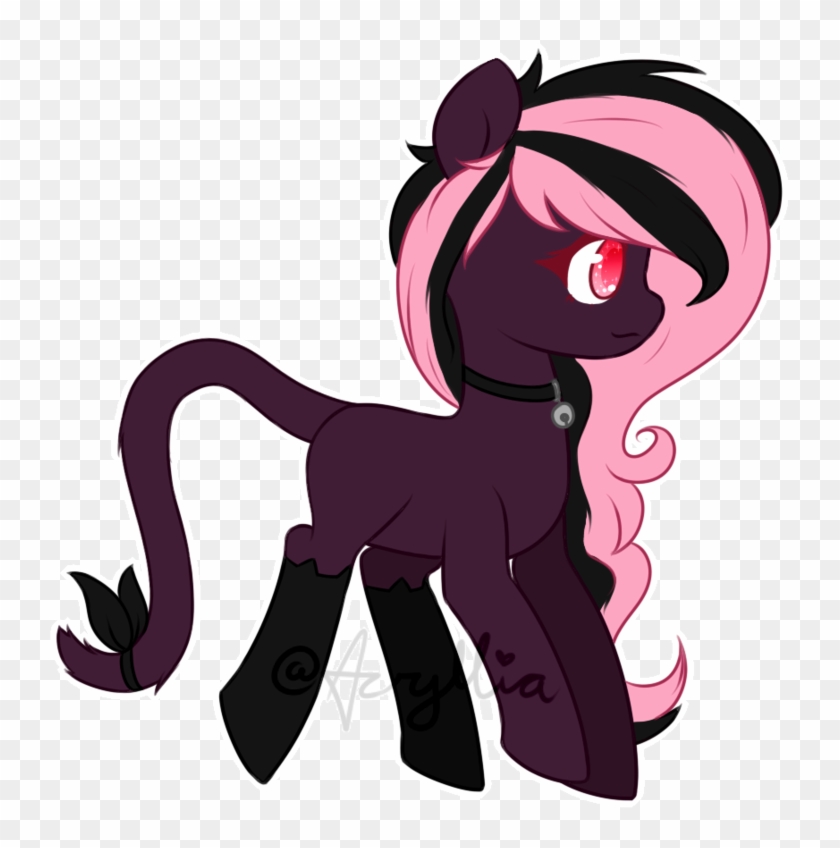 Pony Adopt Halloween Day 12 Black Cat By Acrylliav - Cartoon #1183375