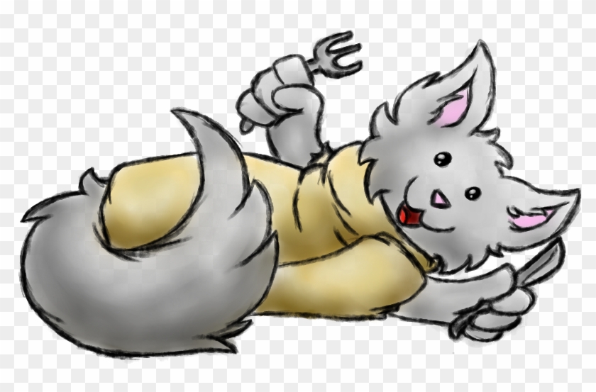 Burrito Cat By Vonhartherzig - Cartoon #1183670