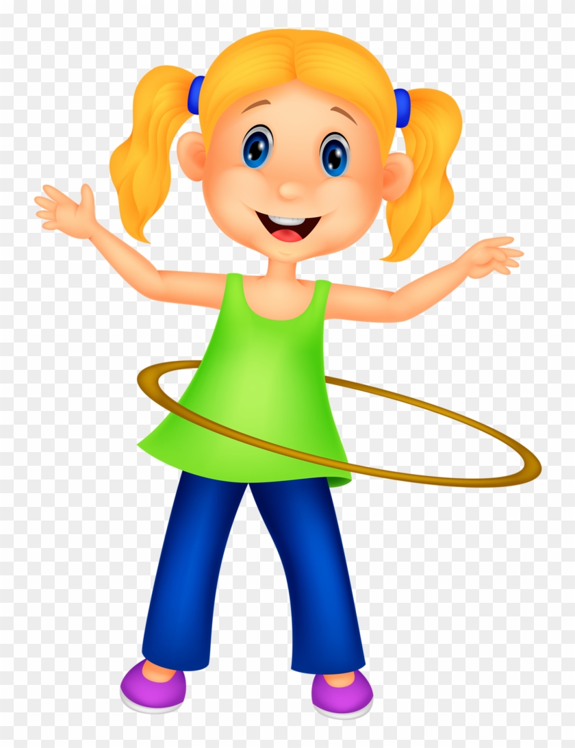 Bonecas & Meninas - Hula Hoop Clip Art #1183699