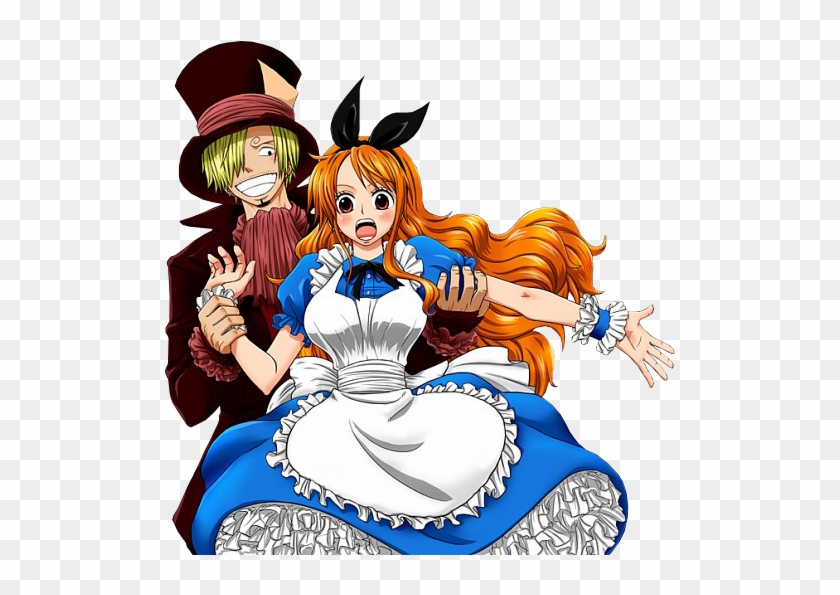 Sanji And Nami, Alice In Wonderland - One Piece Sanji And Nami #1183845