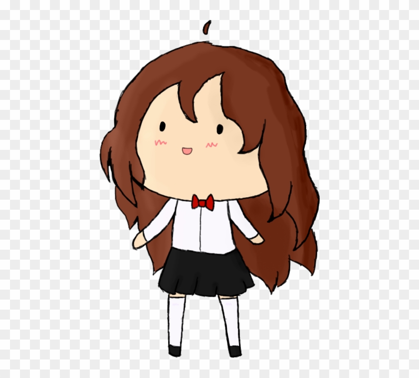 Nerdy Chibi Girl By Sagasakura - Cartoon #1184374