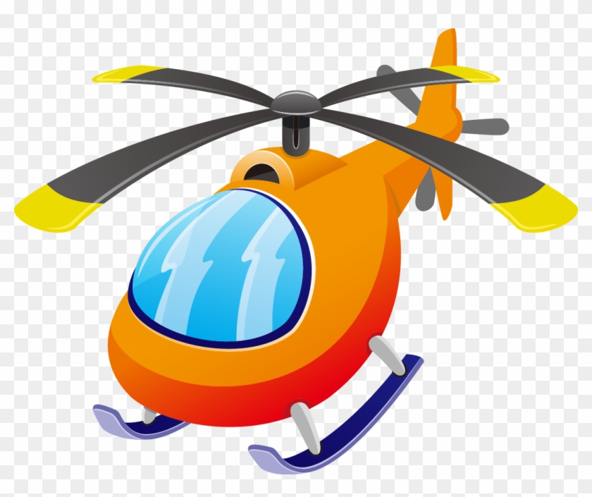 Aircraft Airplane Helicopter - 直升機 卡通 #1184984