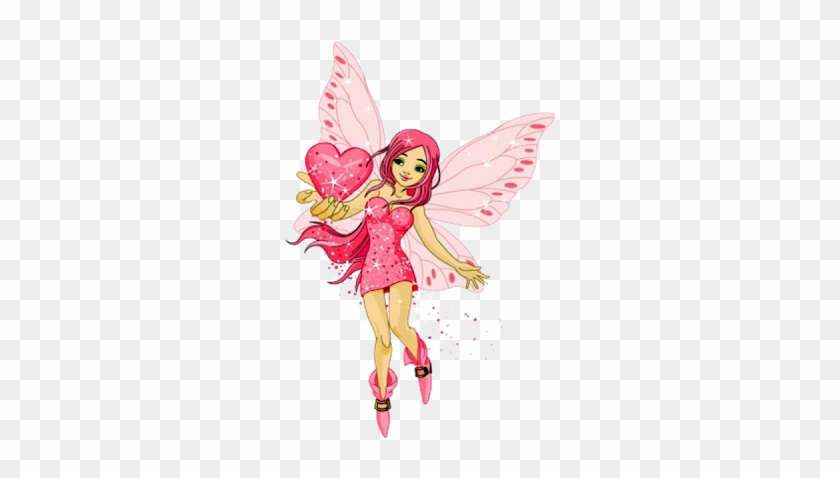 Pink Fairies Cartoon Clip Art - Pink Fairies Clip Art #1185150