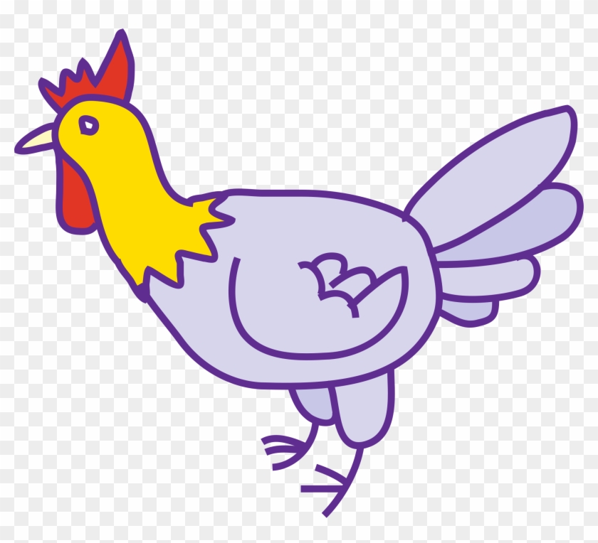 Big Image - Chicken Hugger Embroidery Design #193286