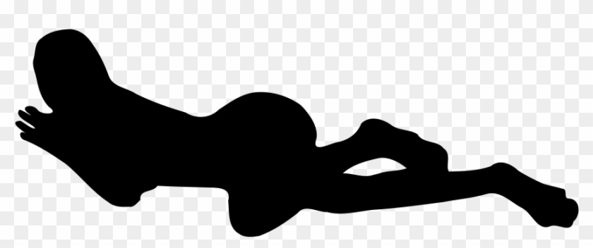 Woman Silhouette 55 Clipart, Vector Clip Art Online, - Sleeping Human Silhouette Png #193518