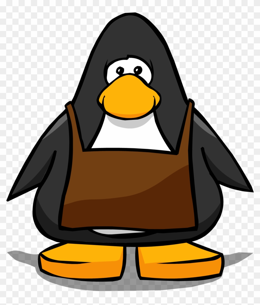 Blacksmith Apron Cut Out - Club Penguin Black Belt #193896