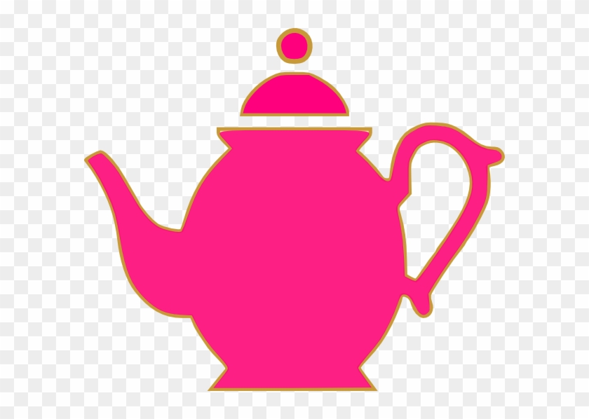 Teacup Clipart Cartoon - Pink Tea Pot Clip Art #194390