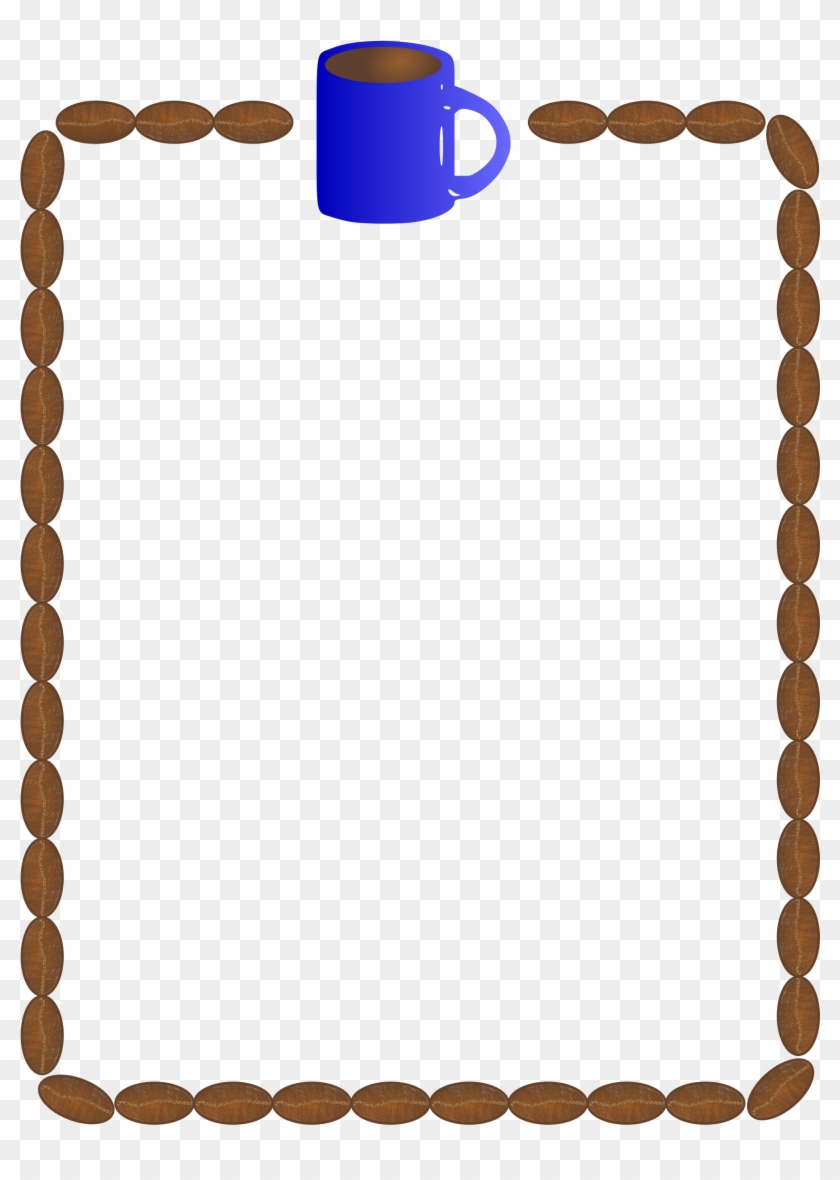 Coffee Bean Clip Art Borders - Clip Art Coffee Bean Border #194481