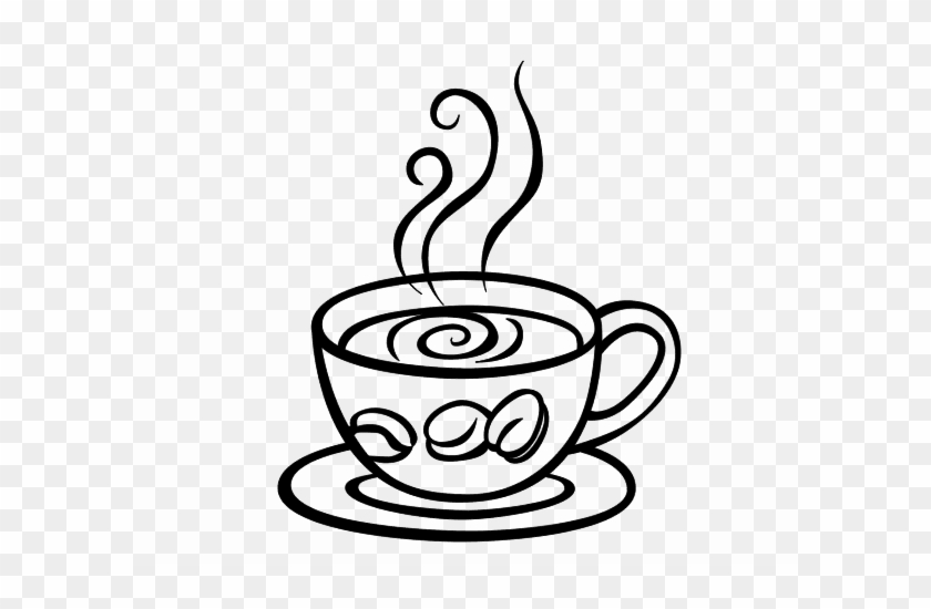 Hot Coffee Cup Coloring Page Cafe Coffee Cup Coloring - Hot Coffee Coloring Page #194529