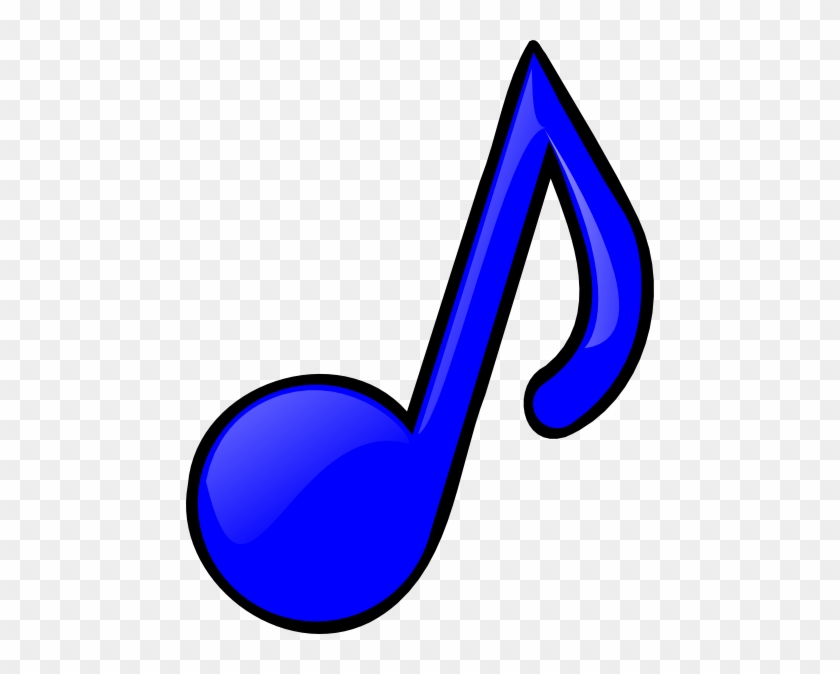 Blue Music Note Png Clip Art - Colourful Music Notes Clipart #194890