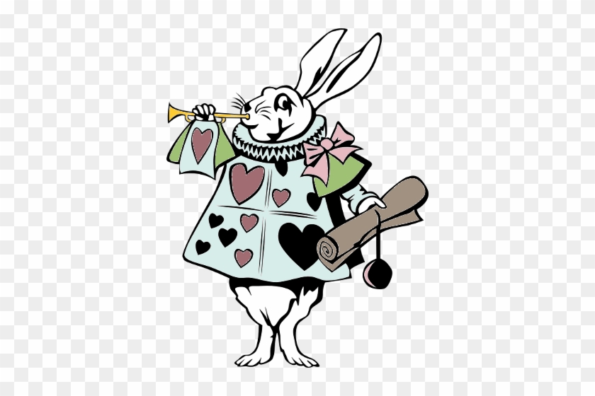 Rabbit - Alice In Wonderland Rabbit Clipart #194963
