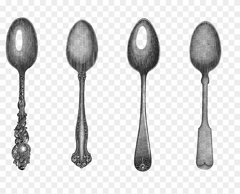 Spoon Clipart Vintage - 1847 Rogers Bros Silverware #195015