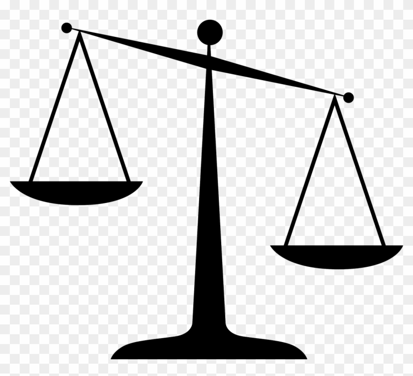 Law Clipart - Scales Of Justice Clip Art #195384