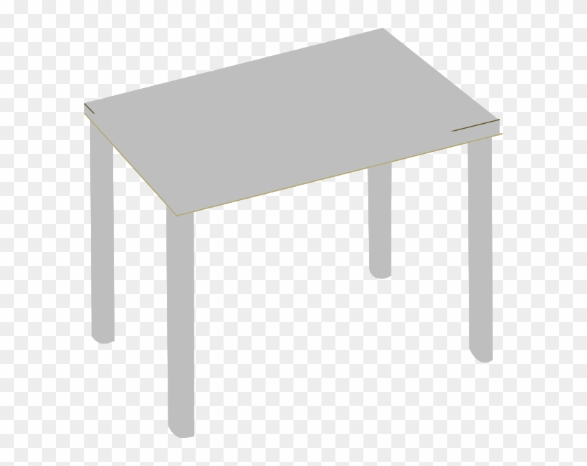 Grey Table Clip Art At Clker - Table Clip Art #195527