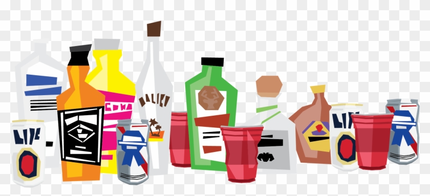 Liquor Clipart Party Drink - Alcohol Party Clip Art #195675