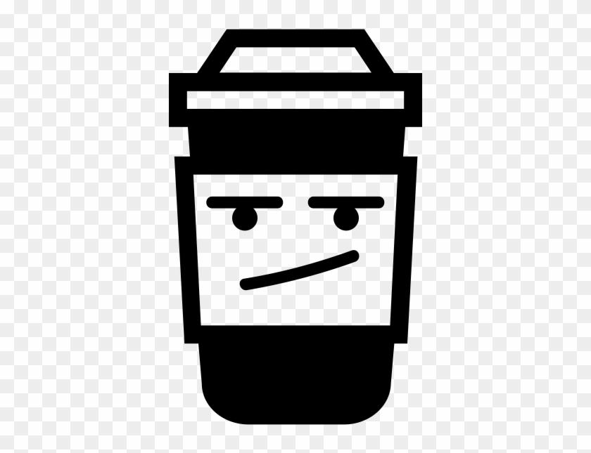 Upset Takeaway Coffee Cup Rubber Stamp - Icon #195838