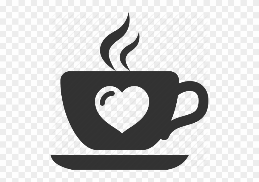 Pin Coffee Cup Clip Art Heart - Coffee Mug With Heart #195879