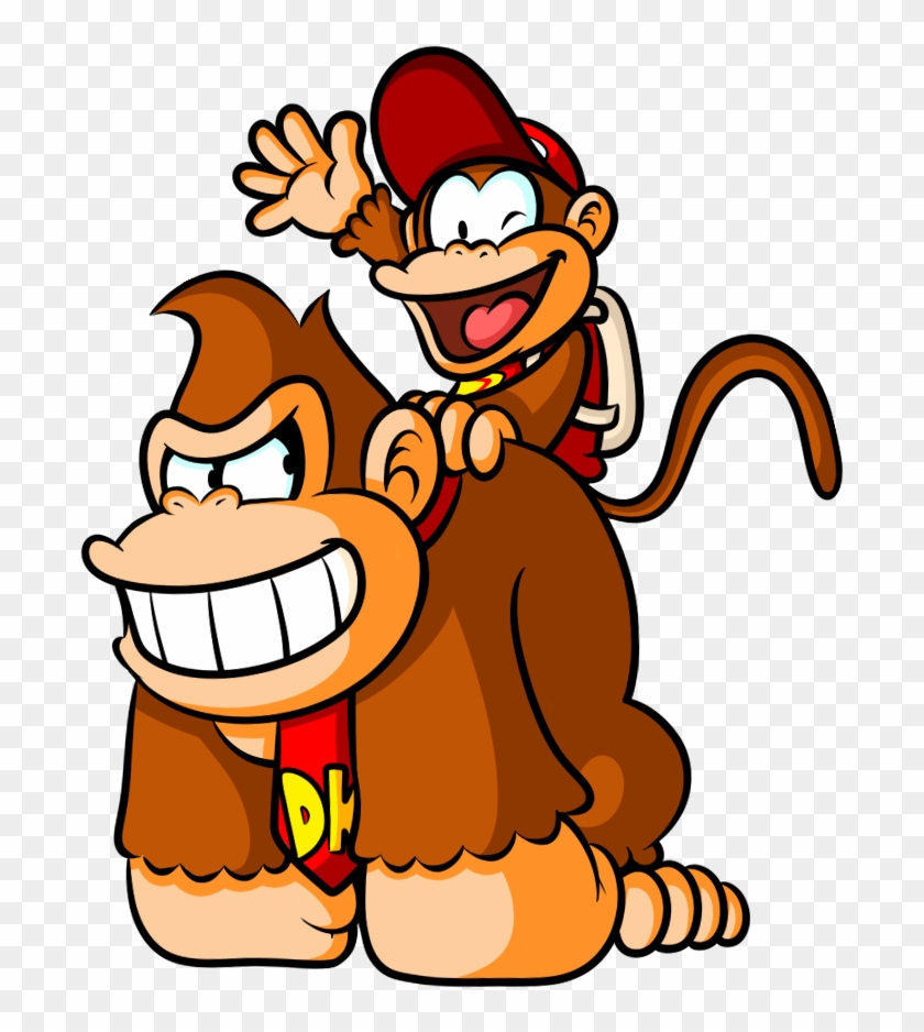 Donkey Kong And Diddy Kong By Captain-regenold - Donkey Kong And Diddy Kong #196441
