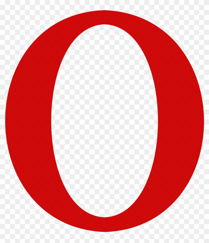Free Vector Red Serif O Letter Clip Art - Letter O In Red #196495